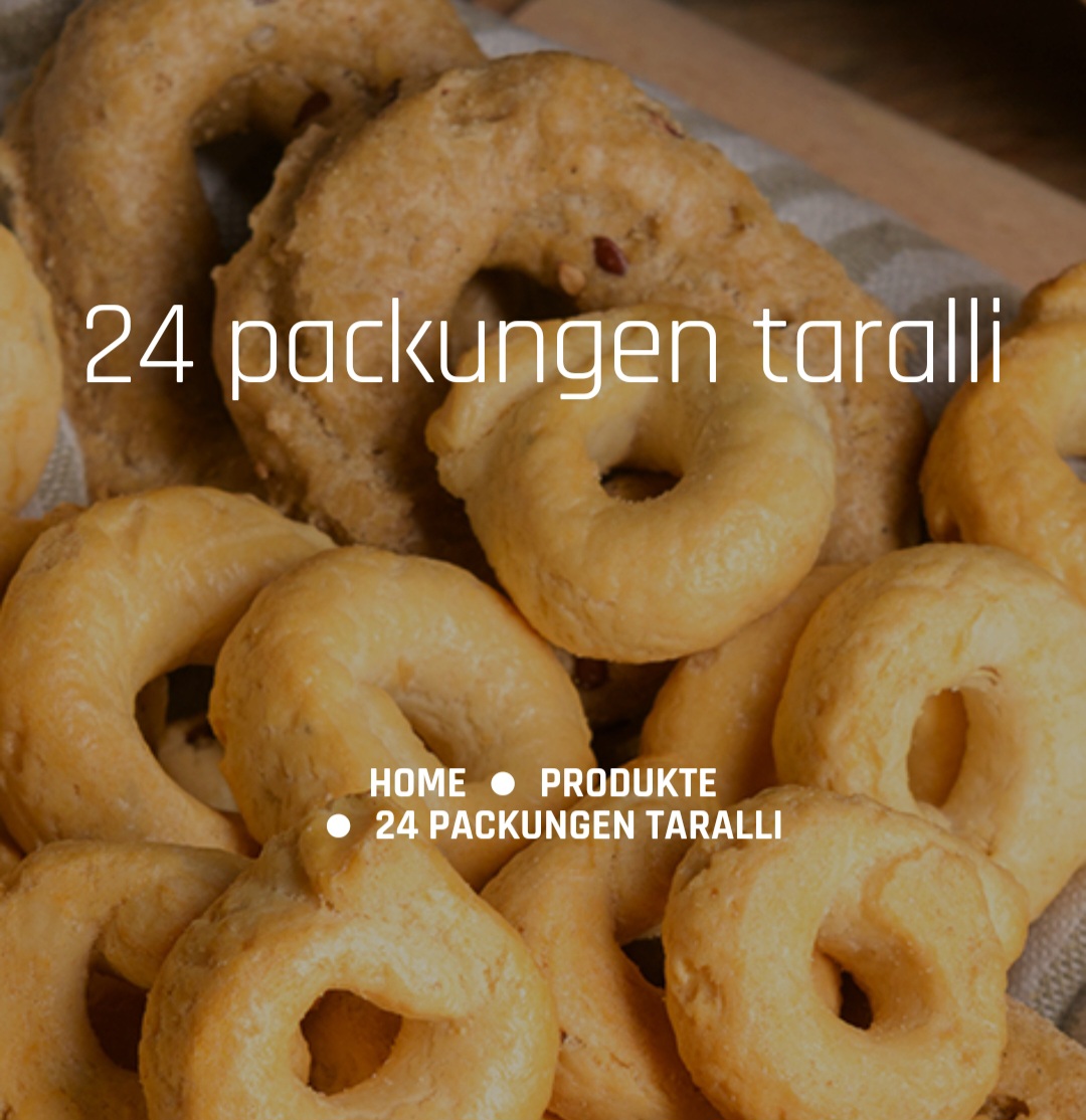 24 Packungen Taralli